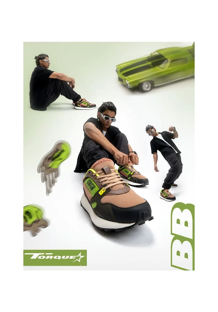 Bacca Bucci Neon Blaze TORQUE Rugged Edge Activewear Sneakers for Men | Best Price UAE